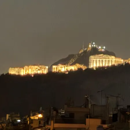 Athens View Penthouse With Private Parking Apartment Exterior photo