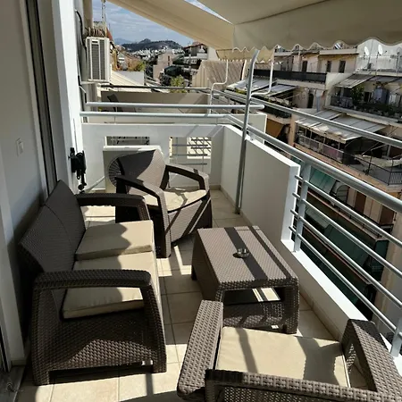 Athens View Penthouse With Private Parking Apartment Exterior photo