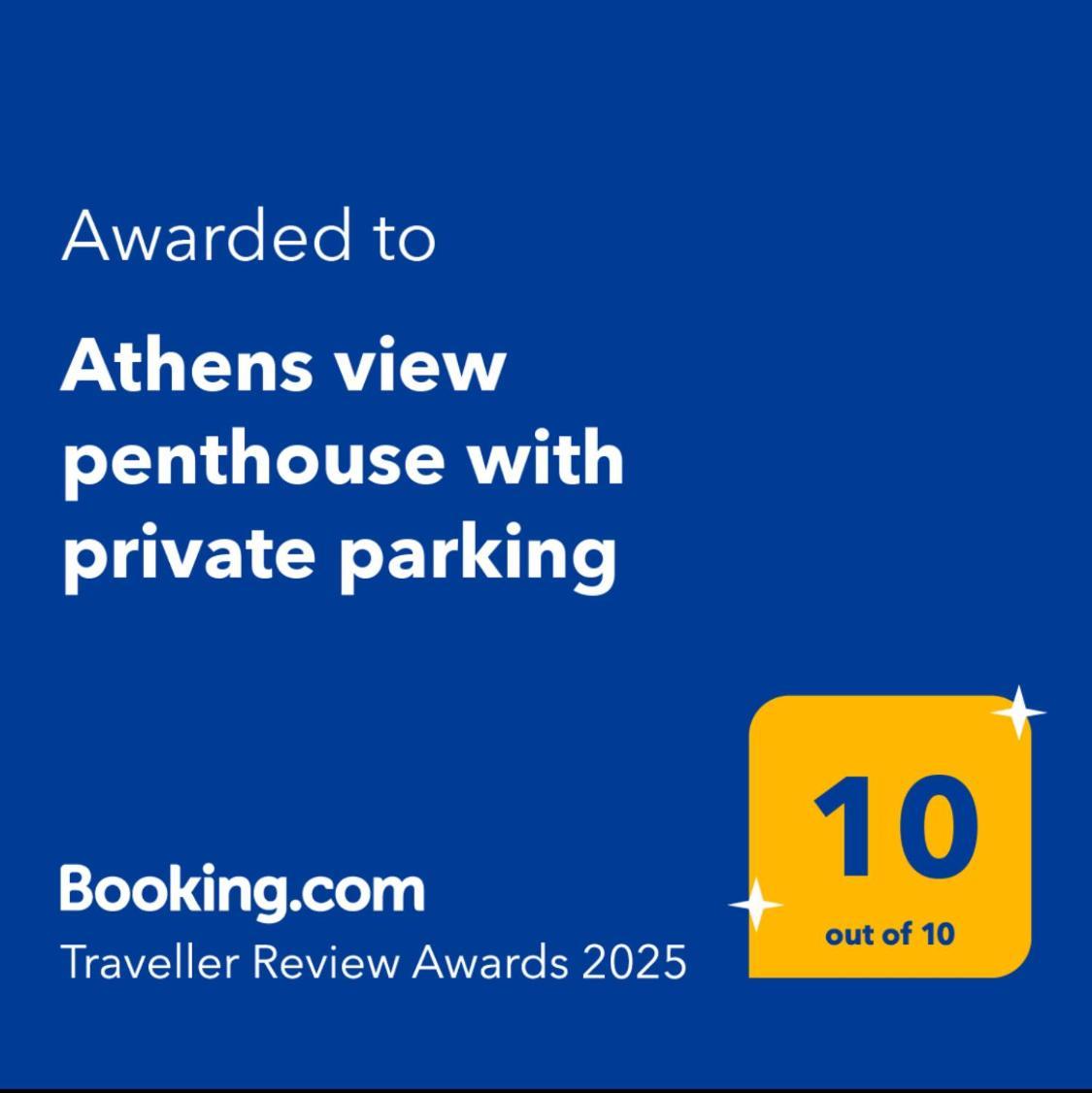 View Penthouse With Private Parking * Athens